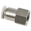 Greenline Nickel Plated Brass Push To Connect Female Connector Tubing And Fittings