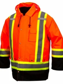 Hi-Vis Work Wear Pyramex Waterproof Hi Vis 7-In-1 Parka | Sizes M - 5XL