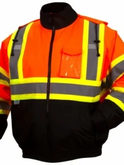 Pyramex Waterproof Hi Vis Jacket | Sizes M - 5XL Hi-Vis Work Wear