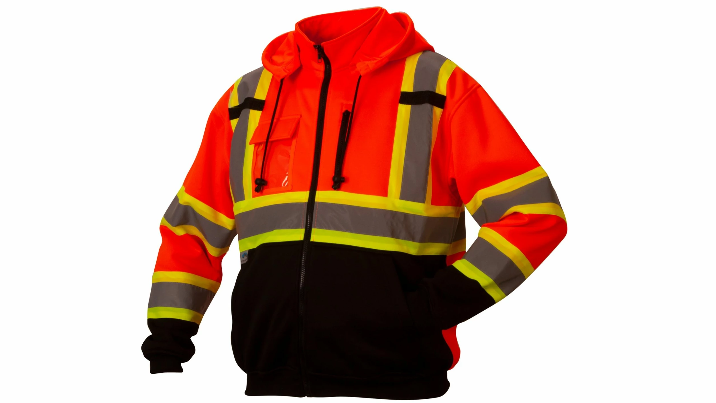 Hi-Vis Work Wear Pyramex Hi Vis Zip-Up Sweatshirt With Teflon™ Water Resistant Treatment | Sizes M - 5XL 6 Hi-Vis Work Wear Pyramex Hi Vis Zip-Up Sweatshirt With Teflon™ Water Resistant Treatment | Sizes M - 5XL
