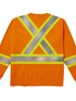Rasco Birdseye Long Sleeve Hi-Vis Shirt | S-3XL