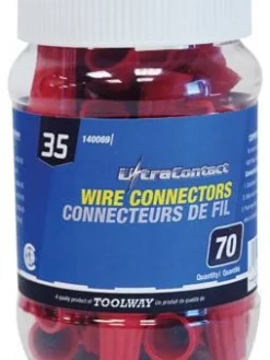 LightWay Electrical Twist-On Wire Connectors - Bulk Packaged - Various Sizes Electrical Supplies 7 LightWay Electrical Twist-On Wire Connectors - Bulk Packaged - Various Sizes Electrical Supplies