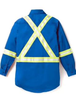 Rasco Uniform Shirt With Reflective Trim | S - 5XL Flame Resistant Work Wear