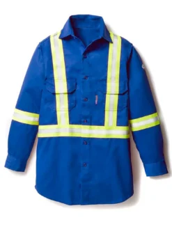 Rasco Uniform Shirt With Reflective Trim | S - 5XL Flame Resistant Work Wear