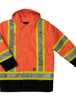 Tough Duck S176 Insulated 300D Poly Oxford Safety Parka | XS-5XL
