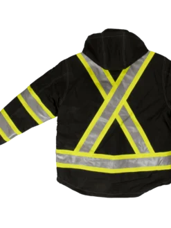Hi-Vis Work Wear Tough Duck S187 Waterproof/Breathable Ripstop 4-In-1 Safety Jacket | XS-5XL