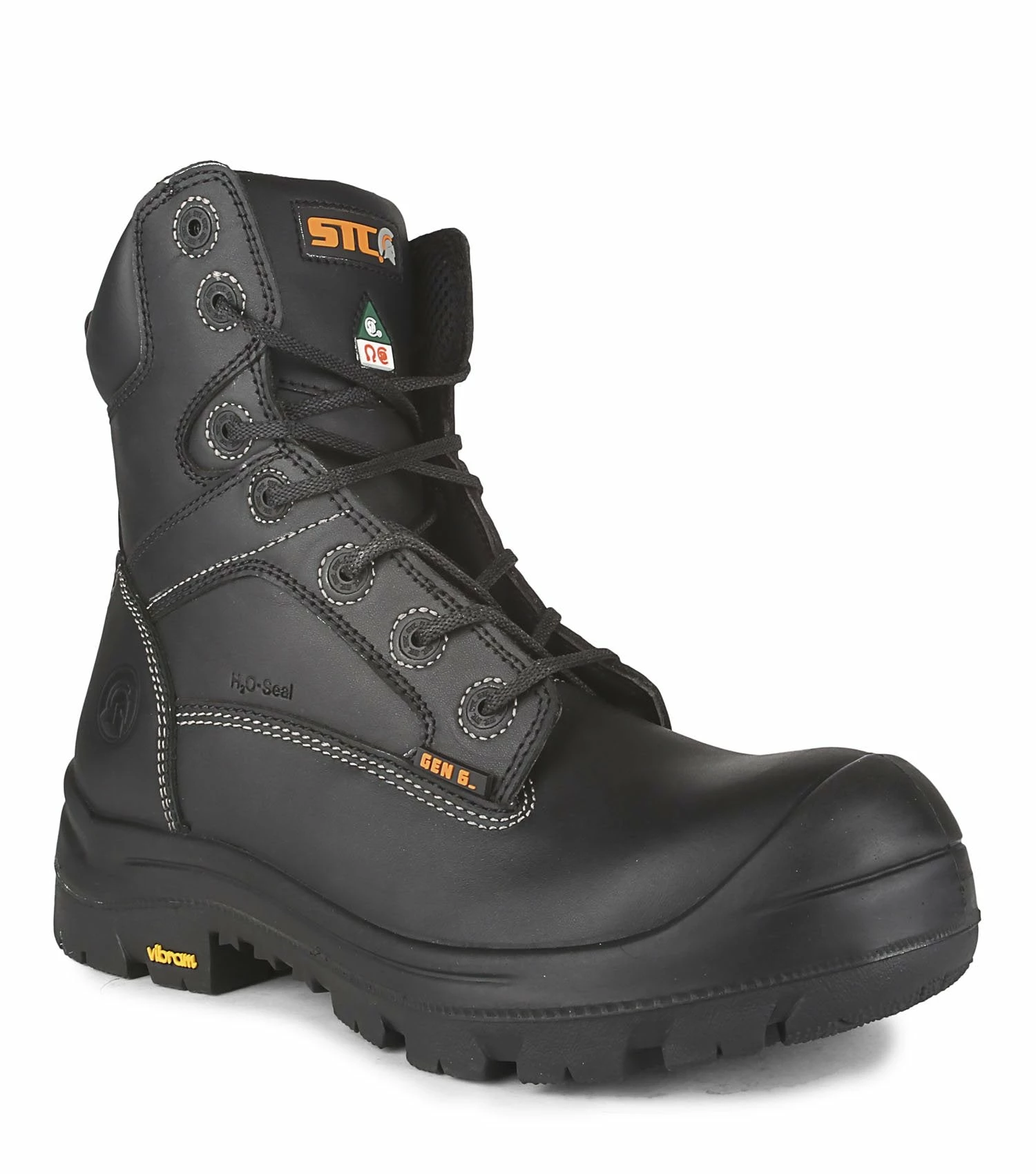STC Morgan 8" Waterproof Leather Safety Boot With Vibram® GEN6 Sole | Sizes 5 - 14 3 STC Morgan 8" Waterproof Leather Safety Boot With Vibram® GEN6 Sole | Sizes 5 - 14