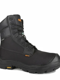 STC Shire 8" Waterproof Ballistic Nylon Vegan Safety Boot With Vibram® TC4+ Sole | Black | 7 - 14 8 Inch Safety Boots