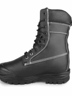 8 Inch Safety Boots STC Kimberlite 9" Internal Metguard Leather Safety Boot With Vibram® Fire & Ice Sole | Black | Sizes 6 - 14 9 8 Inch Safety Boots STC Kimberlite 9