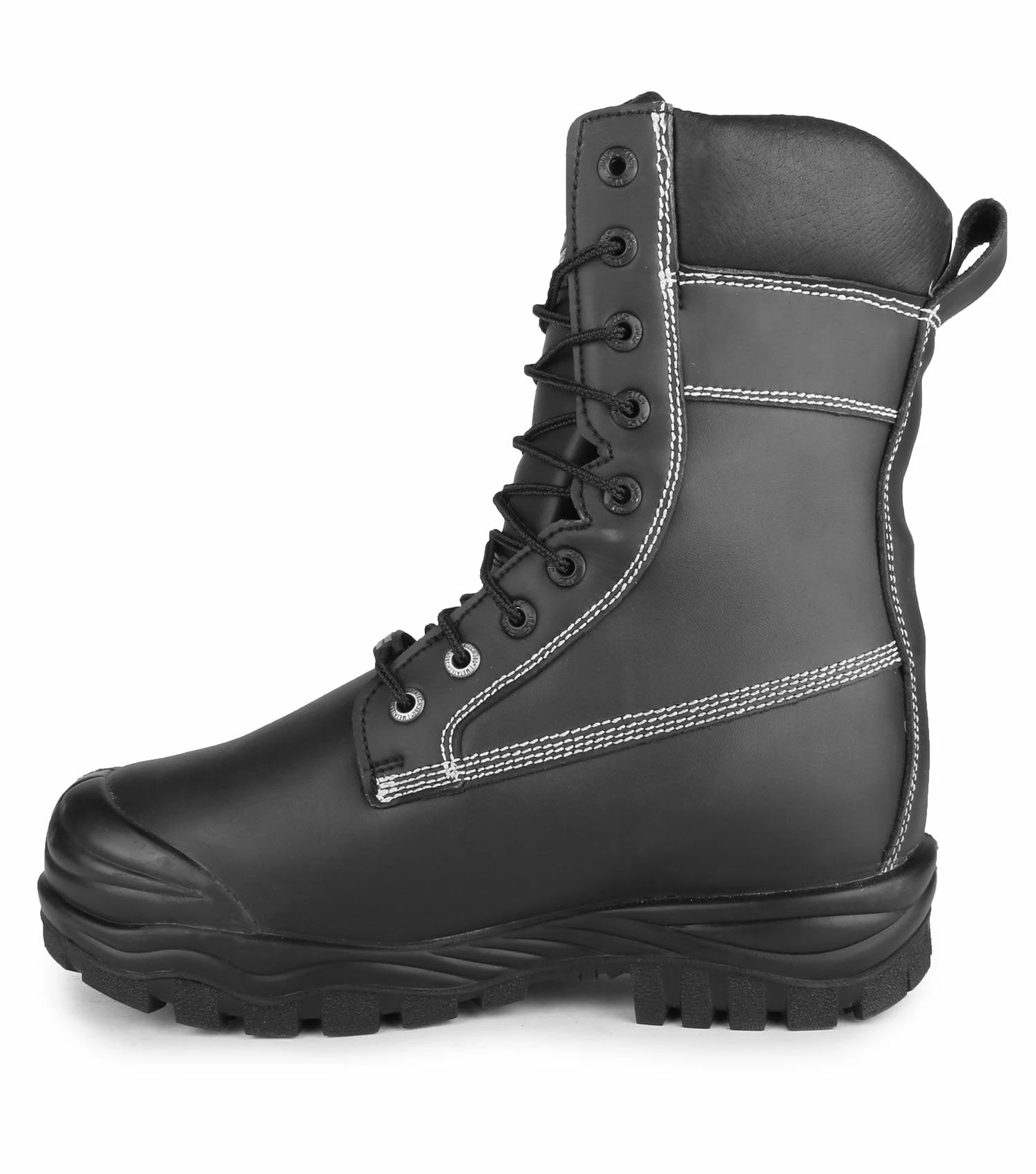 8 Inch Safety Boots STC Kimberlite 9" Internal Metguard Leather Safety Boot With Vibram® Fire & Ice Sole | Black | Sizes 6 - 14 5 8 Inch Safety Boots STC Kimberlite 9" Internal Metguard Leather Safety Boot With Vibram® Fire & Ice Sole | Black | Sizes 6 - 14