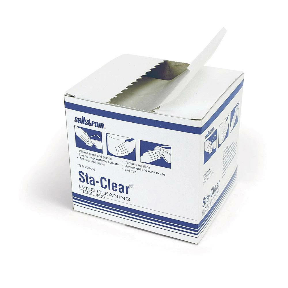 Sellstrom Sta-Clear Water Activated Lens Cleaning Tissue Box - Box Of 1,000 Tissues 3 Sellstrom Sta-Clear Water Activated Lens Cleaning Tissue Box - Box Of 1,000 Tissues