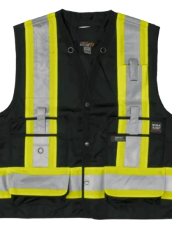 Tough Duck S313 High Visibility Surveyor Safety Vest | XS-5XL