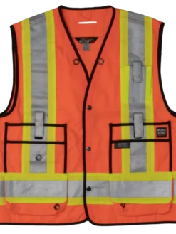 Tough Duck S313 High Visibility Surveyor Safety Vest | XS-5XL