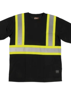 Tough Duck S392 Premium Polyester Micro Mesh Safety T-Shirt With Pocket | XS-7XL Hi-Vis Work Wear