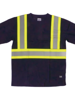 Tough Duck S392 Premium Polyester Micro Mesh Safety T-Shirt With Pocket | XS-7XL Hi-Vis Work Wear