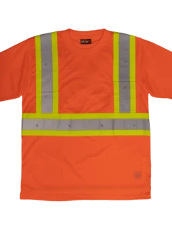 Tough Duck S392 Premium Polyester Micro Mesh Safety T-Shirt With Pocket | XS-7XL Hi-Vis Work Wear