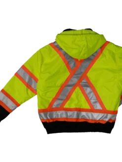 Tough Duck S413 Insulated 300D Poly Oxford 3-In-1 Safety Bomber | XS-5XL