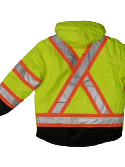 Work King S426 Insulated 300D 5-In-1 Safety Jacket | Yellow | Limited Size Selection Hi-Vis Work Wear