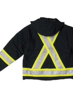 Hi-Vis Work Wear Tough Duck S457 Cotton Duck Winter Safety Jacket | XS-5XL