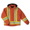 Hi-Vis Work Wear Tough Duck S457 Cotton Duck Winter Safety Jacket | XS-5XL