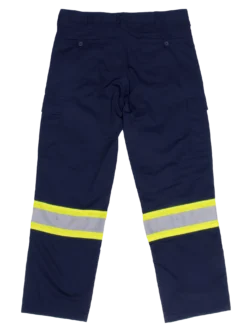 Tough Duck S607 Cargo Reflective Striped Safety Pants | 30" To 44" Waist Sizes