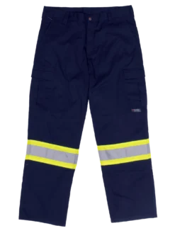 Tough Duck S607 Cargo Reflective Striped Safety Pants | 30" To 44" Waist Sizes