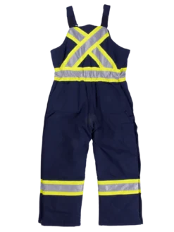 Tough Duck S757 Premium Insulated Cotton Duck Safety Bib Overalls | XS-5XL Hi-Vis Work Wear