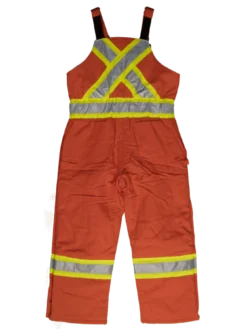 Tough Duck S757 Premium Insulated Cotton Duck Safety Bib Overalls | XS-5XL Hi-Vis Work Wear