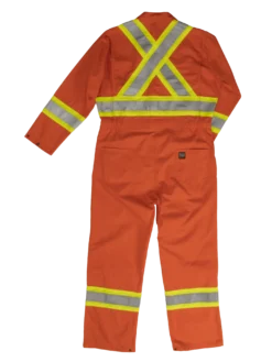 Tough Duck S792 Unlined Hi Vis Poly/Cotton Coveralls | Limited Size Selection Hi-Vis Work Wear