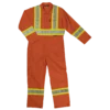 Hi-Vis Work Wear Tough Duck S792 Unlined Hi Vis Poly/Cotton Coveralls | XS-5XL