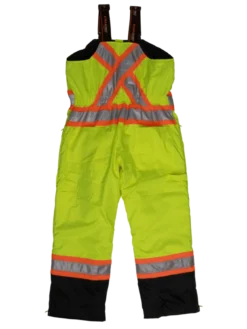 Tough Duck S798 Insulated 300D Safety Bib Overall | XS-5XL Hi-Vis Work Wear