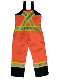 Tough Duck S798 Insulated 300D Safety Bib Overall | XS-5XL Hi-Vis Work Wear