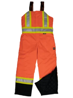 Tough Duck S798 Insulated 300D Safety Bib Overall | XS-5XL Hi-Vis Work Wear