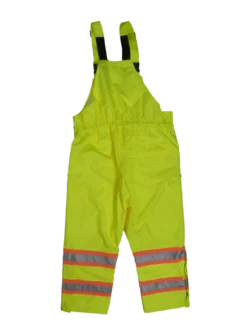 Tough Duck SB04 Waterproof Breathable Ripstop 300D Safety Rain Bib Overall | XS - 5XL Hi-Vis Work Wear