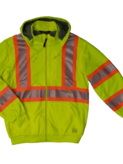 Tough Duck SJ16 Thermal Lined Safety Hoodie | XS-5XL Hi-Vis Work Wear