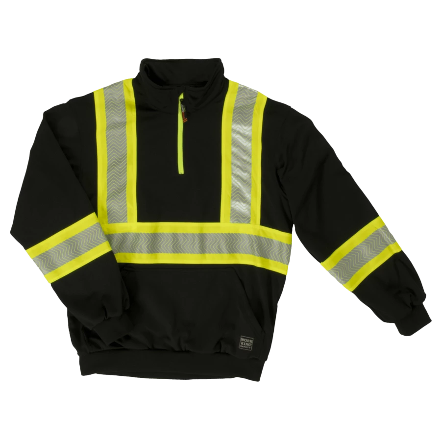 Tough Duck SJ19 Hi-Vis 1/4 Zip Pullover | XS To 5XL 6 Tough Duck SJ19 Hi-Vis 1/4 Zip Pullover | XS To 5XL
