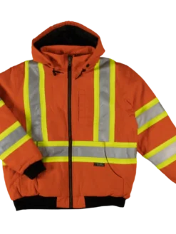 Tough Duck SJ25 Cotton Duck Winter Safety Bomber | XS-5XL
