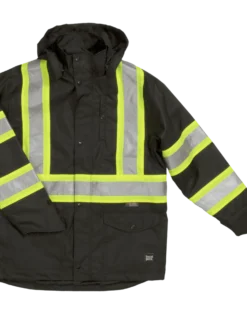 Tough Duck SJ35 Waterproof Breathable Ripstop 300D Safety Rain Jacket | XS - 5XL