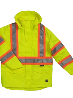 Tough Duck SJ35 Waterproof Breathable Ripstop 300D Safety Rain Jacket | XS - 5XL