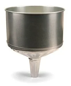 Delphos Lube And Fuel Tools Galvanized Steel Anti-Swirl Funnel | 8 Qt Capacity