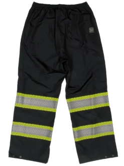Tough Duck SP02 Breathable Ripstop Packable Safety Rain Pants | XS - 5XL Hi-Vis Work Wear
