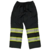 Tough Duck SP02 Breathable Ripstop Packable Safety Rain Pants | XS - 5XL Hi-Vis Work Wear