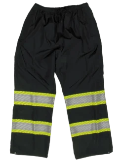 Tough Duck SP02 Breathable Ripstop Packable Safety Rain Pants | XS - 5XL Hi-Vis Work Wear
