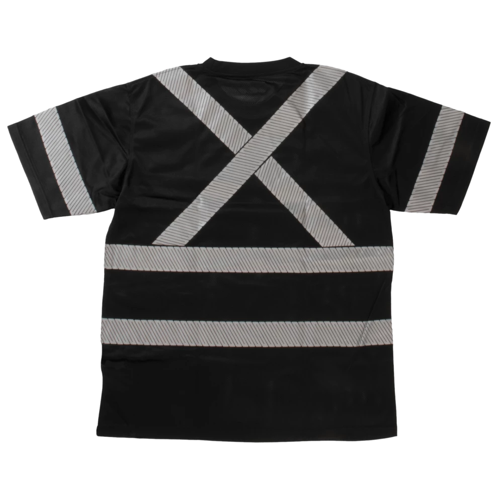 Hi-Vis Work Wear Tough Duck ST07 Premium Birdseye Safety T-Shirt With Segmented Stripes And Pocket | XS-5XL 4 Hi-Vis Work Wear Tough Duck ST07 Premium Birdseye Safety T-Shirt With Segmented Stripes And Pocket | XS-5XL