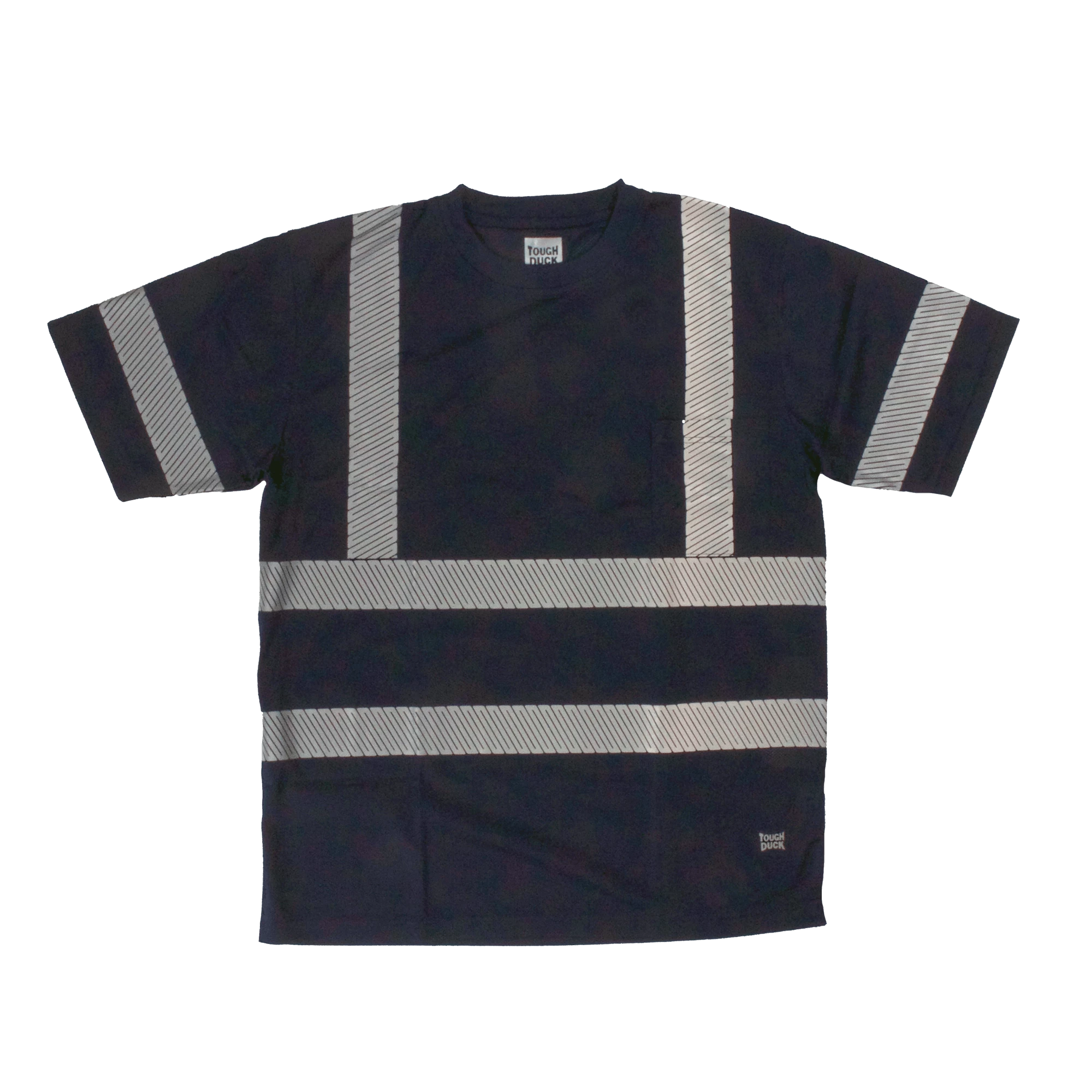 Hi-Vis Work Wear Tough Duck ST07 Premium Birdseye Safety T-Shirt With Segmented Stripes And Pocket | XS-5XL 9 Hi-Vis Work Wear Tough Duck ST07 Premium Birdseye Safety T-Shirt With Segmented Stripes And Pocket | XS-5XL