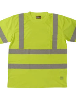 Hi-Vis Work Wear Tough Duck ST07 Premium Birdseye Safety T-Shirt With Segmented Stripes And Pocket | XS-5XL 14 Hi-Vis Work Wear Tough Duck ST07 Premium Birdseye Safety T-Shirt With Segmented Stripes And Pocket | XS-5XL