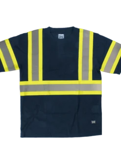 Hi-Vis Work Wear Tough Duck ST09 Polyester Micro Mesh Shirt W/ Armband | XS-5XL