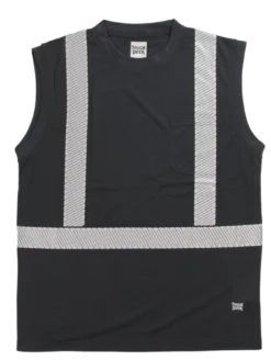 Hi-Vis Work Wear Tough Duck ST15 Sleeveless Safety T-Shirt | XS-5XL