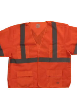 Hi-Vis Work Wear Tough Duck SV07 Safety Vest With Sleeves | XS-5XL