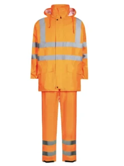 Lyngsoe Rainwear 190T Poly/PVC Hi-Vis Luxe Rain Suit | Sizes XS - 4XL